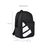 MOCHILA ADIDAS UNISEX JG1527 TEXTIL NEGRO