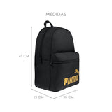 BACKPACK UNISEX PUMA PHASE 7994303 TEXTIL NEGRO