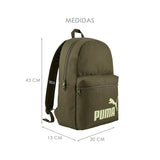 MOCHILA PUMA UNISEX 9116430 TEXTIL VERDE
