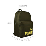MOCHILA PUMA UNISEX 9116448 TEXTIL VERDE