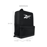 MOCHILA UNISEX REEBOK REB20011 TEXTIL NEGRO