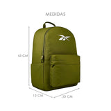 MOCHILA REEBOK UNISEX BP0362 TEXTIL VERDE