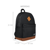 MOCHILA SKECHERS UNISEX SB1126BLK TEXTIL NEGRO