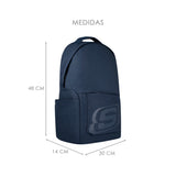 MOCHILA SKECHERS UNISEX SKCH7681NVY TEXTIL AZUL