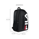 MOCHILA FILA UNISEX LS640076160 TEXTIL NEGRO