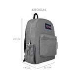 BACKPACK UNISEX JANSPORT JS0A47LW7H6 TEXTIL GRIS