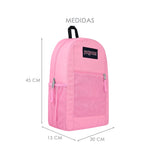 MOCHILA JAN SPORT UNISEX JS0A4QW488R TEXTIL ROSA