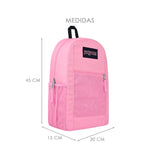 MOCHILA JAN SPORT UNISEX JS0A4QW488R TEXTIL ROSA