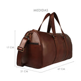 BOLSO UNISEX STYLO #1 PIEL CAFÉ