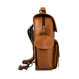 BACKPACK UNISEX STYLO 165 PIEL CAFÉ