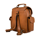 BACKPACK UNISEX STYLO 165 PIEL CAFÉ