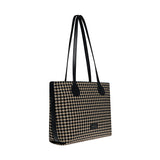 BOLSA TOTE DAMA MM ITALY Z2531 TEXTIL NEGRO