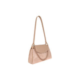 BOLSA FLAP DAMA MM ITALY A9228-2 SIMIPIEL BEIGE