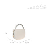 CROSSBODY DAMA MM ITALY L3232 SIMIPIEL BLANCO