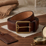 CINTURÓN DOCKERS HOMBRE 42542-26 SIMIPIEL CAFÉ