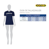 T-SHIRT ENTRENAMIENTO DAMA ADIDAS H07833 TEXTIL AZUL