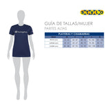 PLAYERA CHAMPION MUJER GP01WFW25006230 TEXTIL AZUL