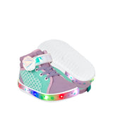TENIS BUBBLE GUMMERS NIÑA BLOOM TEXT MORA/MENTA 13-17