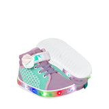 TENIS BUBBLE GUMMERS NIÑA BLOOM TEXT MORA/MENTA 13-17