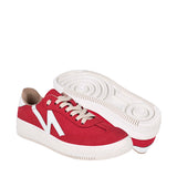 TENIS CASUALES DAMA NOMADAS 24720 SIMIPIEL ROJO