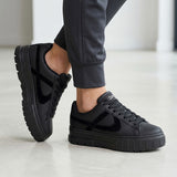 TENIS PANAM MUJER 0109440060 SIMIPIEL NEGRO