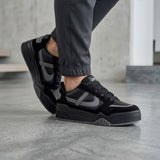 TENIS PANAM MUJER 0109610060 SIMIPIEL NEGRO
