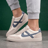 TENIS PANAM METROPOLI JOVEN 0120451177 SIMIPIEL BEIGE/AZUL 20-25