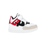 TENIS PANAM NIÑO 0116920565 SIMIPIEL BLANCO/ROJO