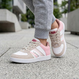 TENIS LEVI´S NIÑA 0409601224 SIMIPIEL BLANCO/BEIGE 17-21