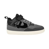 TENIS PANAM NIÑO 0117081269 SIMIPIEL GRIS/NEGRO 17-21