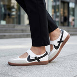 Tenis Panam para mujer, color simipiel blanco, corrida 30-60