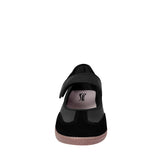 TENIS PANAM MUJER 0120100061 SIMIPIEL NEGRO