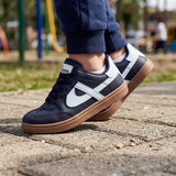 TENIS PANAM NIÑO RL15 0117341273 SIMIPIEL AZUL 17-21