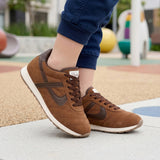 TENIS PANAM JOGGER NIÑO 0120540040 SUEDE CAFÉ 20-25