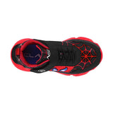 TENIS NIÑO CASUALES CLASBEN SPIDER SIMIPIEL ROJO