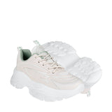 TENIS CASUALES DAMA CLASBEN PEACH SIMIPIEL BLANCO