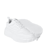 TENIS CASUALES DAMA CLASBEN PRADA SIMIPIEL BLANCO