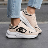 TENIS CASUALES MUJER CAMI SIMIPIEL BEIGE