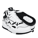 TENIS CASUALES HOMBRE BLACK PANTHER SIMIPIEL BLANCO