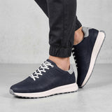 TENIS CASUALES CLASBEN HOMBRE AQUILES SIMIPIEL AZUL