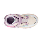 TENIS CASUALES CLASBEN NIÑA  DOUBLE SIMIPIEL MORADO 18-21