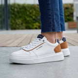 TENIS CASUALES CLASBEN HOMBRE ALEX SIMIPIEL BLANCO
