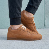 TENIS CASUALES CLASBEN HOMBRE MAXIMUS SIMIPIEL CAFÉ