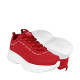 TENIS CASUALES DAMA MISS PINK 192-212 SUEDE ROJO