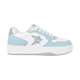 TENIS CASUALES CLASBEN MUJER ASTRAL SEMIPIEL BLANCO