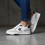 TENIS CASUALES CLASBEN MUJER ASTRAL SIMIPIEL BLANCO