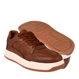 TENIS CASUALES CLASBEN HOMBRE SKULL SIMIPIEL CAFÉ