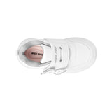 TENIS ESCOLARES MISS PINK NIÑA DAISY SIMIPIEL BLANCO 15-17