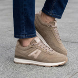 TENIS HOMBRE AEROJERSEY ARISTOTELES SUEDE BEIGE
