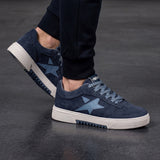 TENIS CASUALES WHAT´S UP HOMBRE ACRUX SUEDE AZUL